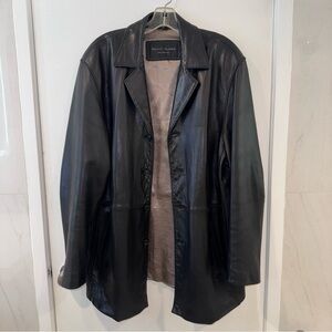 Reilly Olmes Black Leather Jacket Buttery Soft